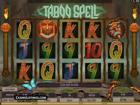 taboo spell casinos|Taboo spell free play » Fruity Casinos » Find a juicy bonus!.